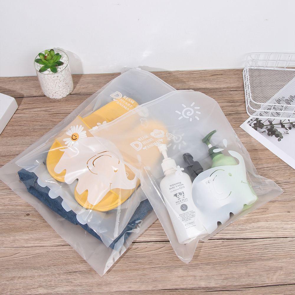 Set 1 / 5 Túi Nhựa Trong Suốt Chống Thấm Nước Đựng Giày Dép Đi Du Lịch Tiện Lợi