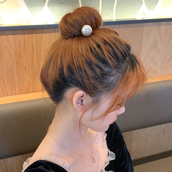 Kẹp tóc đính ngọc trai nhân tạo phong cách Hàn Quốc thời trang