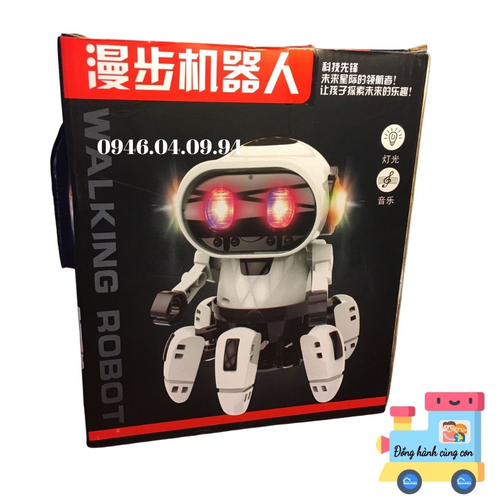 Đồ chơi phát nhạc ‍TẶNG PIN‍ Robot nhảy vui nhộn cho bé cả ngày vui vẻ