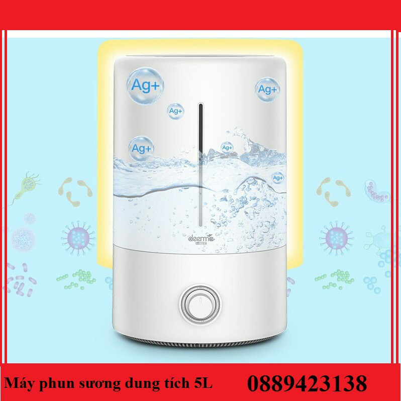 FREE SHIP Máy Phun Sương Tạo Ẩm Cao Cấp Deerma BẢO HÀNG 12 THÁNG