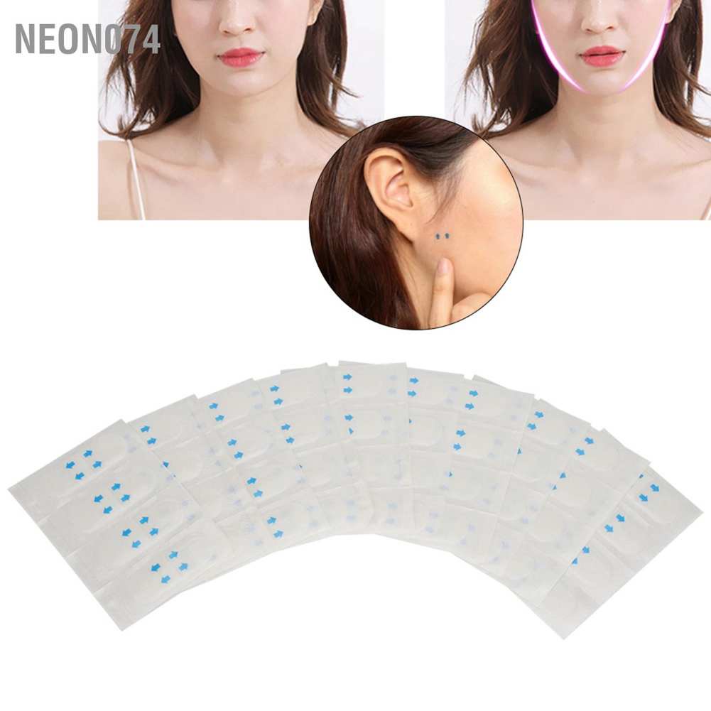[Hàng mới về] Set 40 miếng dán tạo cằm chữ V nâng cơ trang điểm tiện lợi