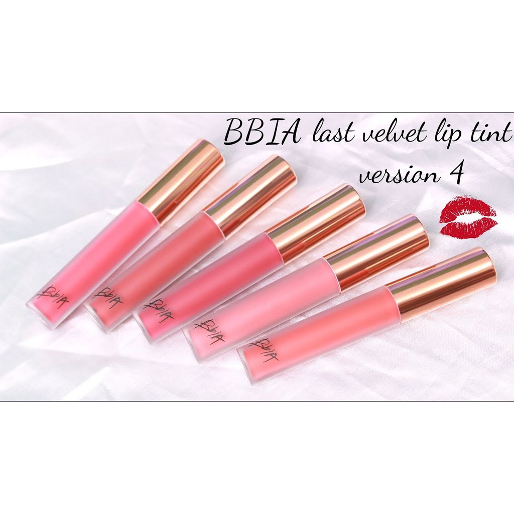 [Hot] Son Kem Lì Bbia Last Velvet Lip Tint 02 cam cháy