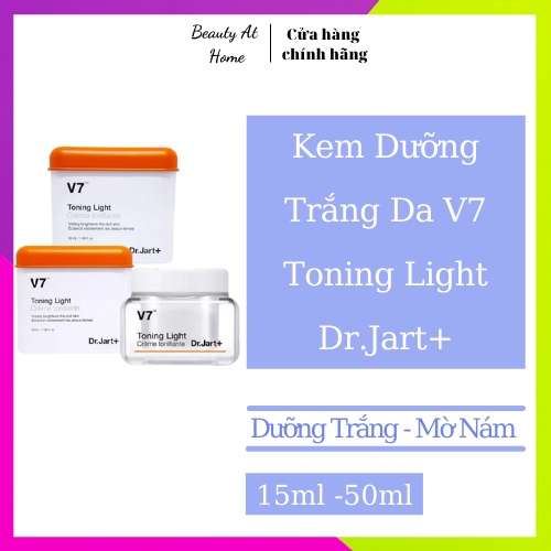 Kem Dưỡng Trắng Da V7, Kem Dưỡng Trắng Da V7 Toning Light Dr Jart 50ml Hàn Quốc