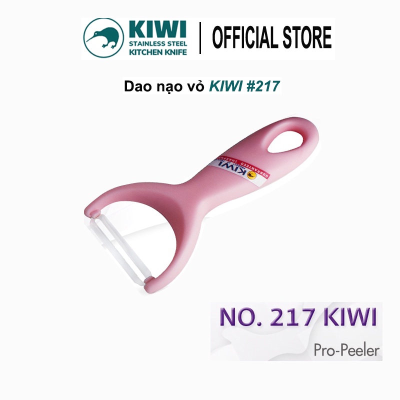 Dao bào vỏ - nạo vỏ rau củ quả cán nhựa chính hãng Kiwi Thái Lan mã 217