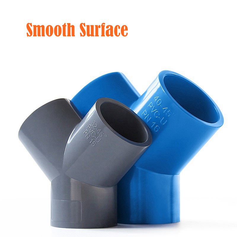 1/ 2 Đầu nối ống PVC  hình chữ Y 3 chiều tiện lợi chất lượng cao