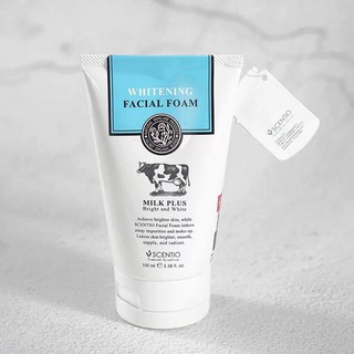 Sữa rửa mặt tạo bọt dưỡng trắng và trẻ hoá da Scentio Milk Plus 100 ml Beauty Buffet