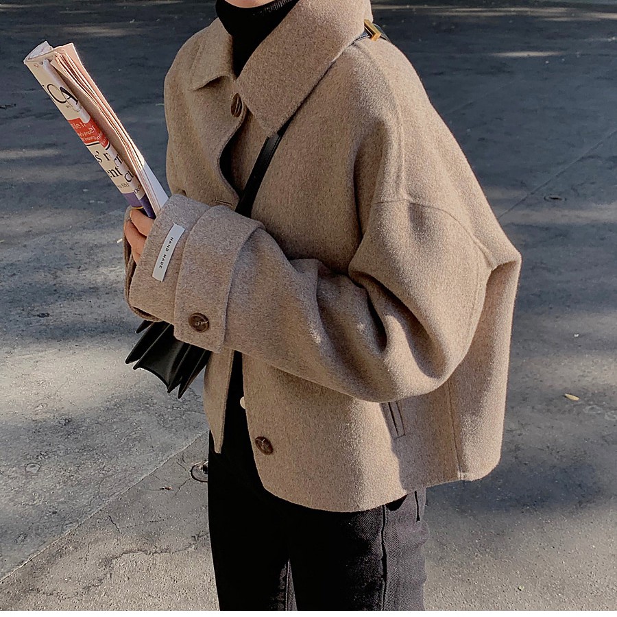 Áo Khoác Nữ Kiểu Dáng Retro Phong Cách Hàn Quốc