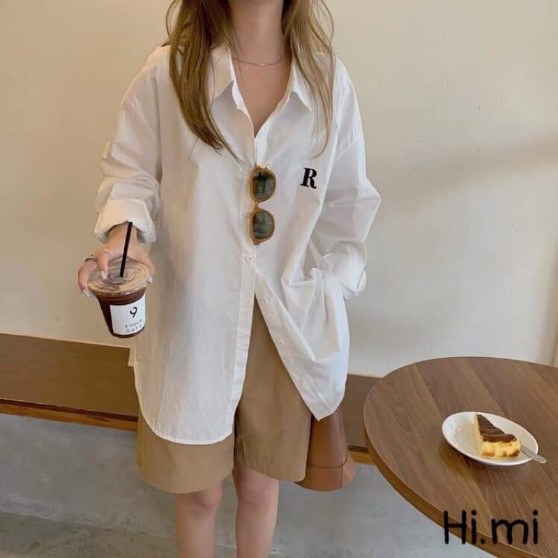 ÁO SƠ MI NỮ CHỮ R