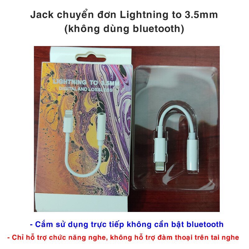 Jack chuyển đổi tai nghe cổng lightning cho iphone 6/6s/7/8/7plus/8plus/x/xs/11/11promax/12/12 promax Sagopy