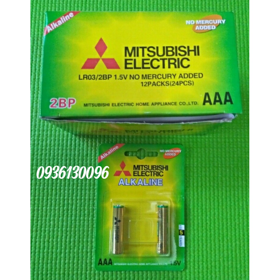 Hộp 12 vỉ Pin đũa AAA LR03 mitsubishi Alkaline