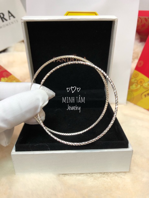 Khuyên tai vòng tàu bạc ta-Minh Tâm Jewelry