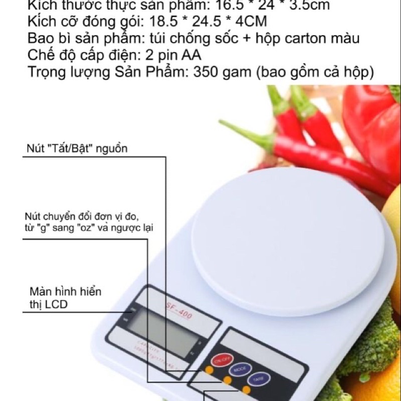 Cân tiểu li, cân mini giúp chị em đong đếm bếp núc, cân điện tử nhỏ