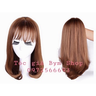 Tóc giả cả đầu cao cấp tặng kèm chụp lưới