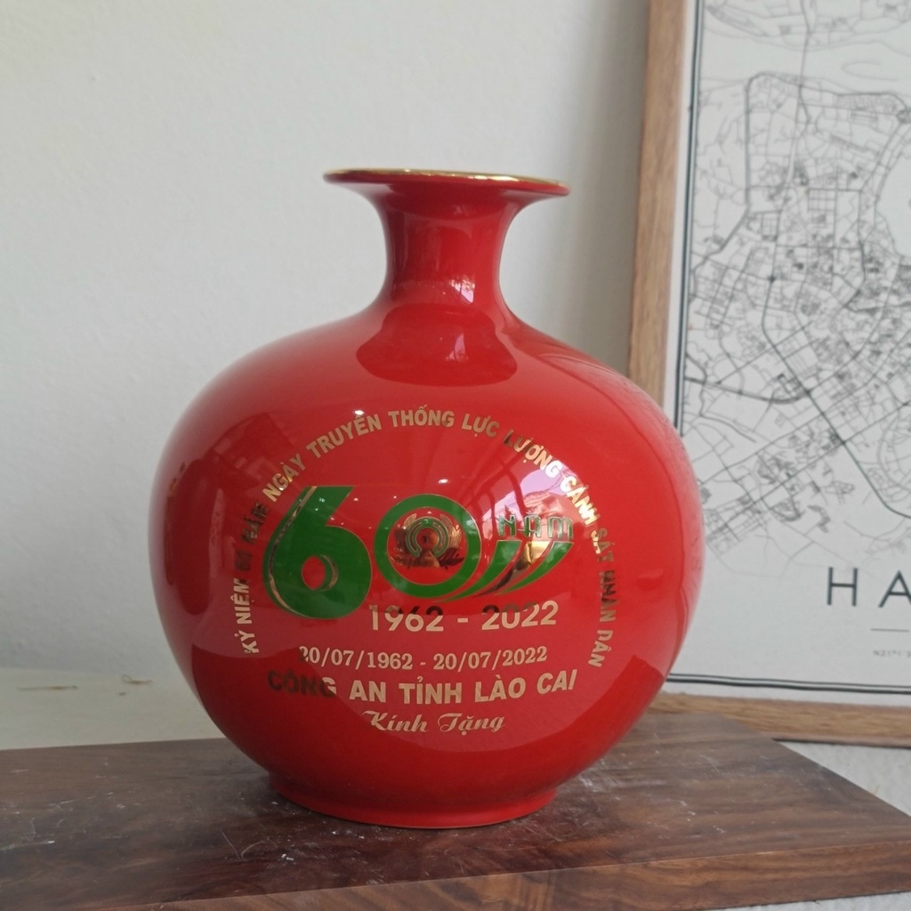 In logo thương hiệu Bình hoa decor, bình gốm sứ bát tràng cao cấp làm quà tặng doạnh nghiệp, khách hàng