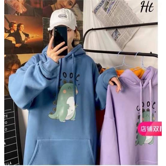 Áo hoodie 3D khủng long Cooc HTH1120