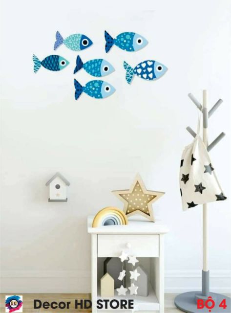 Decor cá treo tường fomex 5mm dày dặn