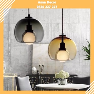 Đèn thả chao thủy tinh cao cấp decor nhà hàng, khách sạn chưa bao gồm bóng đèn DY4110