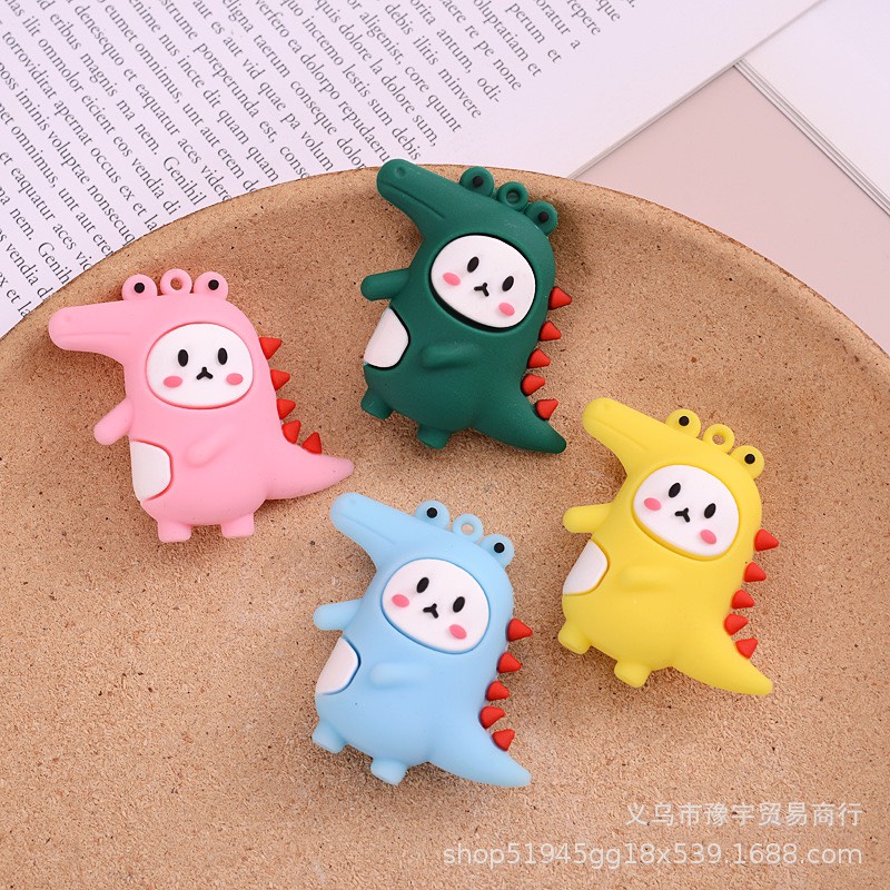 Móc Khoá Nhiều Mẫu Vịt Phi Hành Gia Khủng Long Đáng Yêu Móc Treo Chìa Khoá Silicon Hoạt Hình Cute Dễ Thương Hoạt Hình