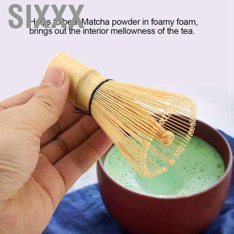 Chổi Tre Khuấy Trà Matcha 54 / 64 / 72 / 80 / 100 Ngạnh Phong Cách Nhật Bản Độc Đáo Tiện Dụng