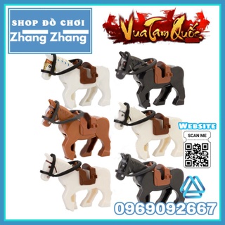 Đồ chơi Xếp hình ngựa chiến trong Tam Quốc Xích thố - Đích Lô - Tuyệt ảnh Minifigures Koruit XP1011-1016
