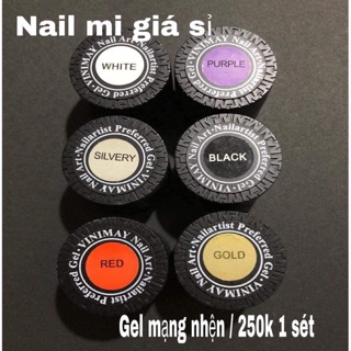 Set gel nhện 6 màu