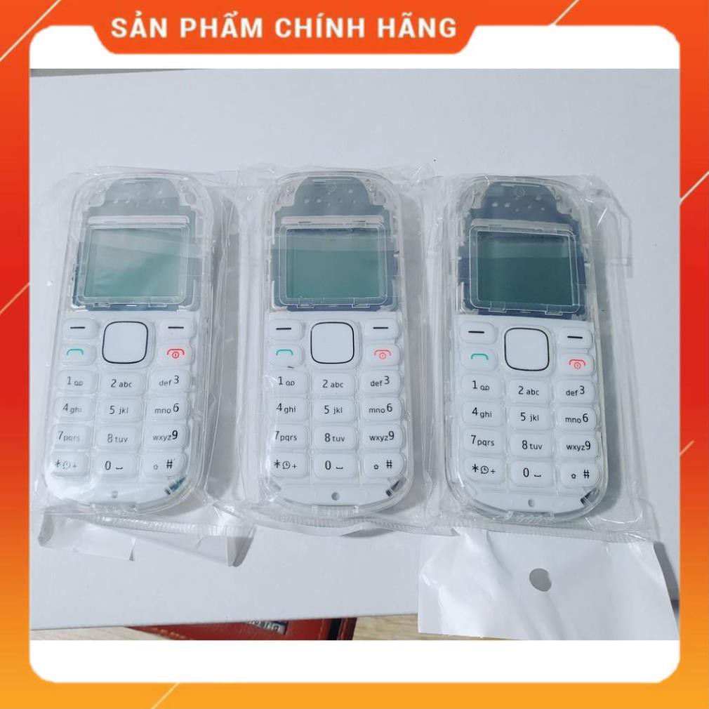 Nokia 1280 Zin Chính Hãng Lên Sườn Vỏ Trong Suốt - Có Pin Sạc