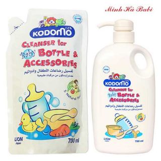 Nước rửa bình sữa Kodomo túi 700ml