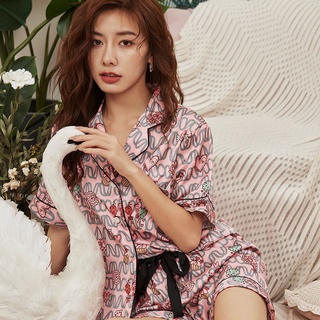 EVA - Bộ Đồ Ngủ Pijama Lụa Đồ Mặc Nhà Cao Cấp Siêu Mềm Không Nhăn Nhàu