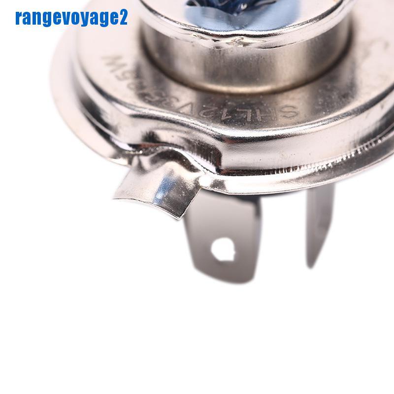 2 bóng đèn Xenon H4 3 chân 35W 6000K ánh sáng trắng cho ô tô