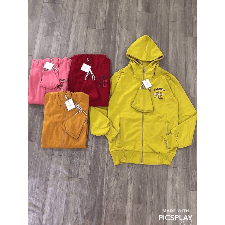 Áo khoác nữ chống nắng túi khóa kéo túi trong rộng chất vải xịn cao cấp HL [NewUnisex]