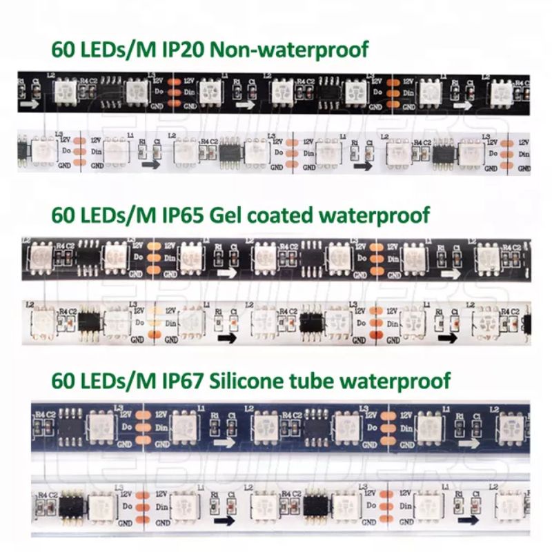 Led dây RGB, 5V điều khiển qua điện thoại