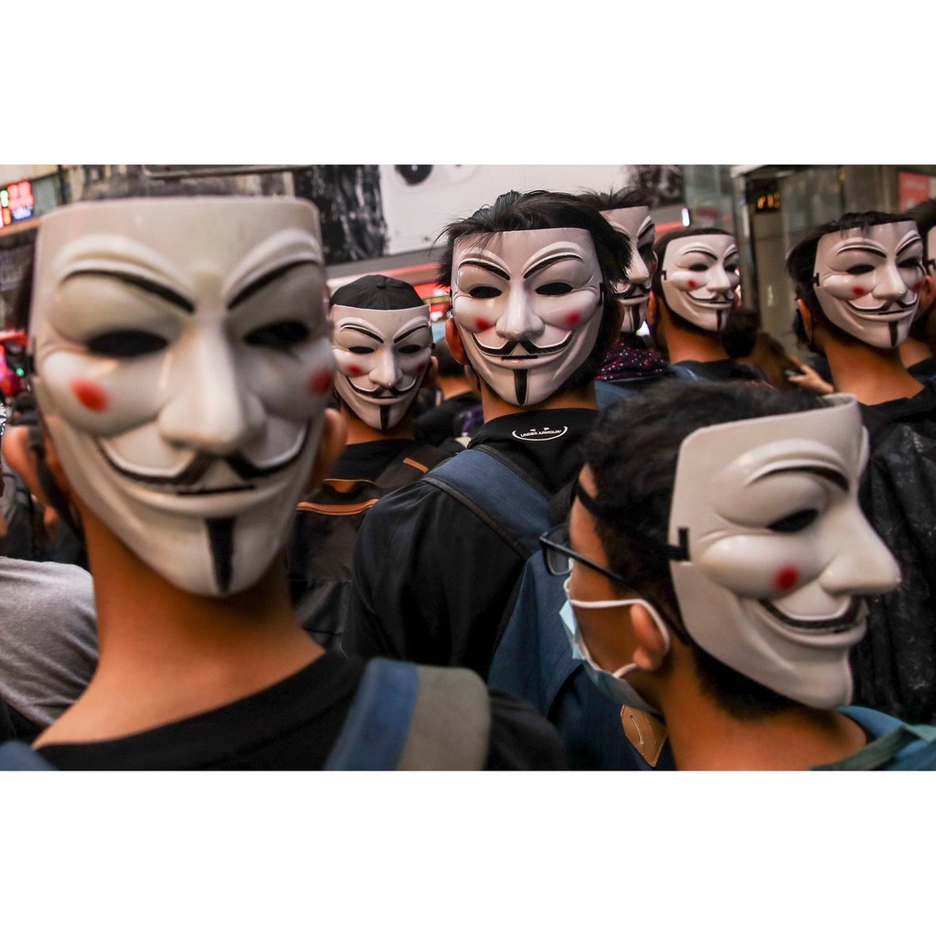 FOLLOW TẶNG 3KHÀNG CÓ SẴN Mặt Nạ Hóa Trang 10 Kiểu Hacker V Vendetta Anonymous Siêu Đẹp CHỌN MẪUVOUCHER 100K