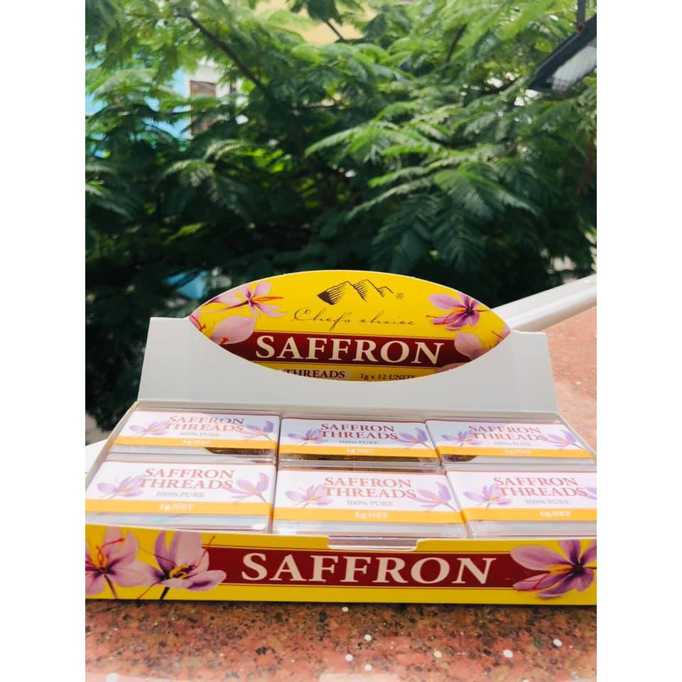 Nhuỵ hoa nghệ tây Chef's Choice hữu cơ saffron việt nam organic nhập khẩu Úc Heofut