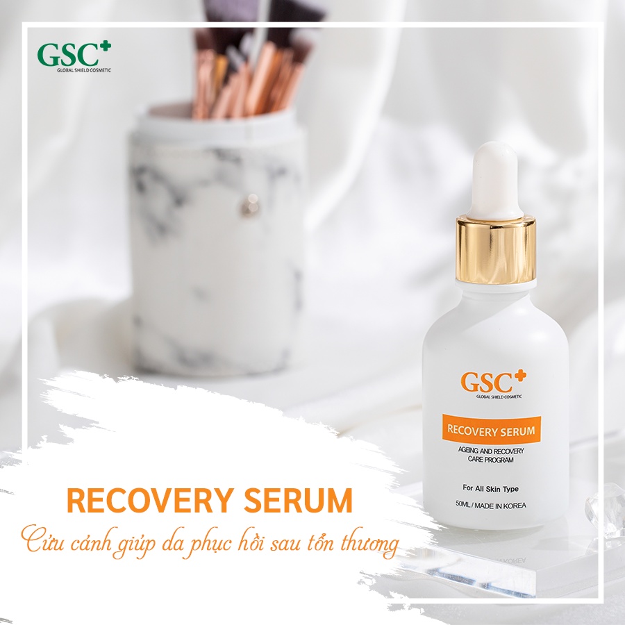 Serum phục hồi căng bóng da GSC Recovery Serum  50ml, nuôi dưỡng da chuyên sâu
