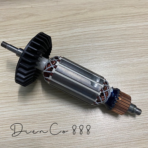 Rotor mài Makita 9506 M9506B MT970 MT964 M9508B dây đồng 220V - Tặng chổi than