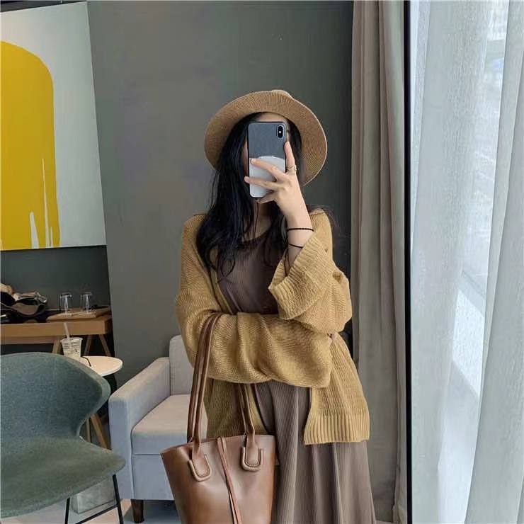 Áo khoác len cardigan Xiaozhainv chống nắng thời trang mùa hè cho nữ