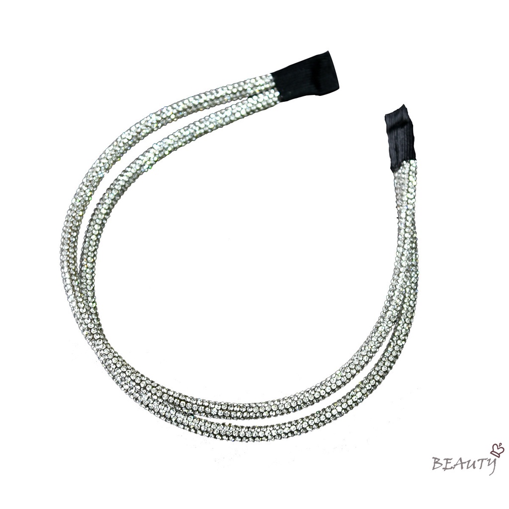 Băng Đô Cài Tóc Đính Đá Ngọc Trai Thời Trang Đơn Giản Cho Nữ