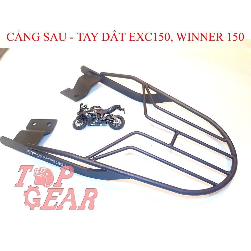 Baga Sau Indo Cảng sau (Tay dắt) kiểu Indo, Givi cho Exc150, Winner150 &lt;TOPGEAR&gt;