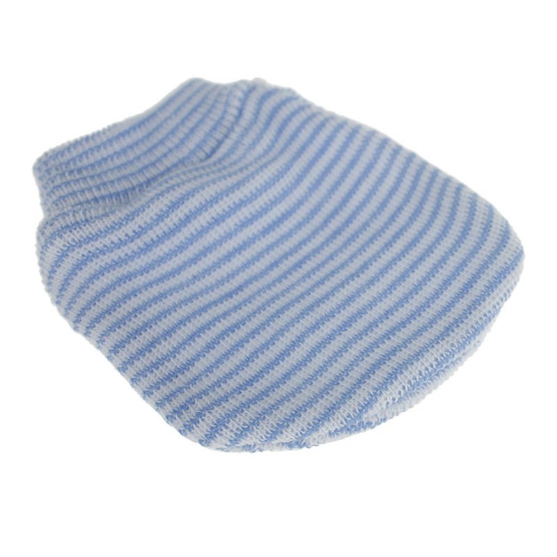 Bộ 2 Găng Tay Cotton Mềm Mại Hai Lớp Chống Trầy Xước Bảo Vệ Mũ Giữ Ấm Cho Bé