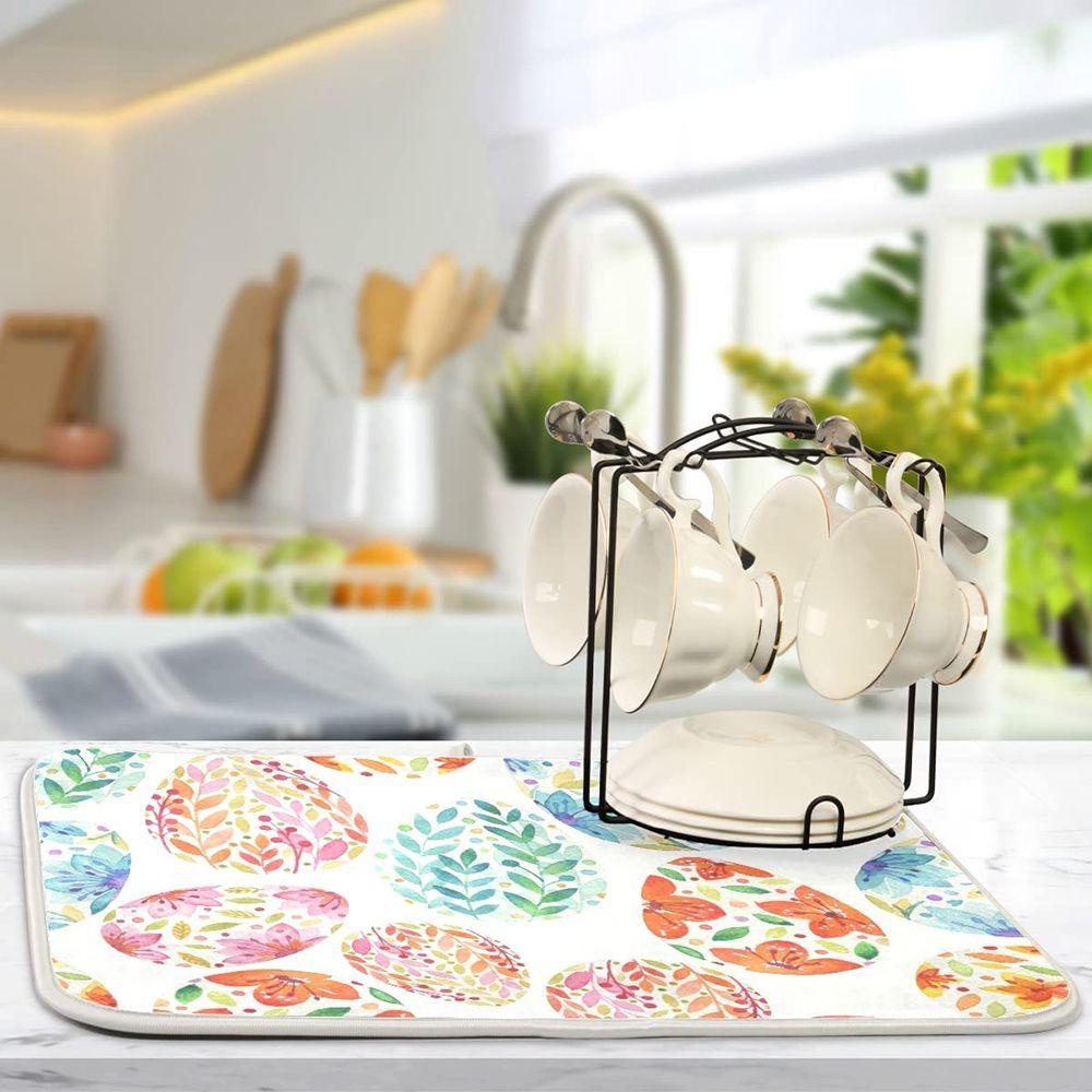 KUNHEV Thảm Sấy Khô Nhanh Hình Thỏ / Trứng Nhiều Màu Kích Thước 16x18 / 18x24inch