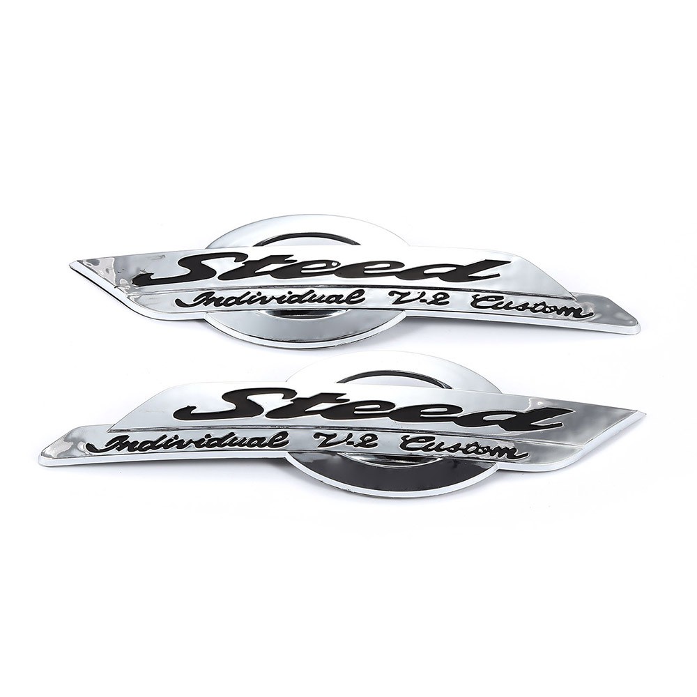 Logo 3D Bằng Nhựa Dán Bình Xăng Xe Mô Tô Honda Steed VLS 400
