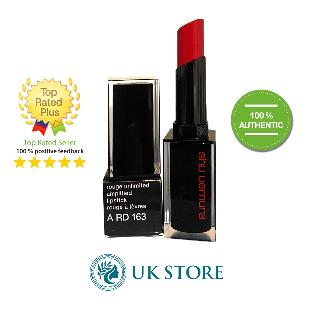 Shu Uemura- Son Rouge Unlimited Amplified lipstick A RD 163