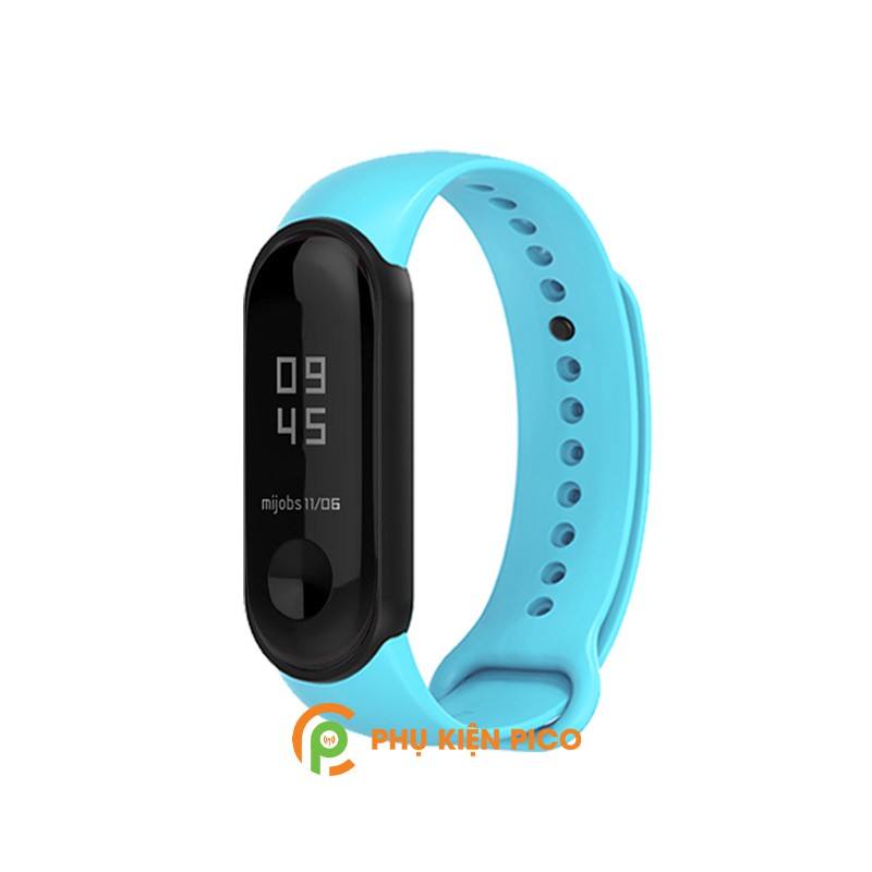 Dây đeo thay thế Miband 5 chính hãng Mijobs silicone dẻo nhiều màu - Dây đeo thay thế Xiaomi Mi Band 5