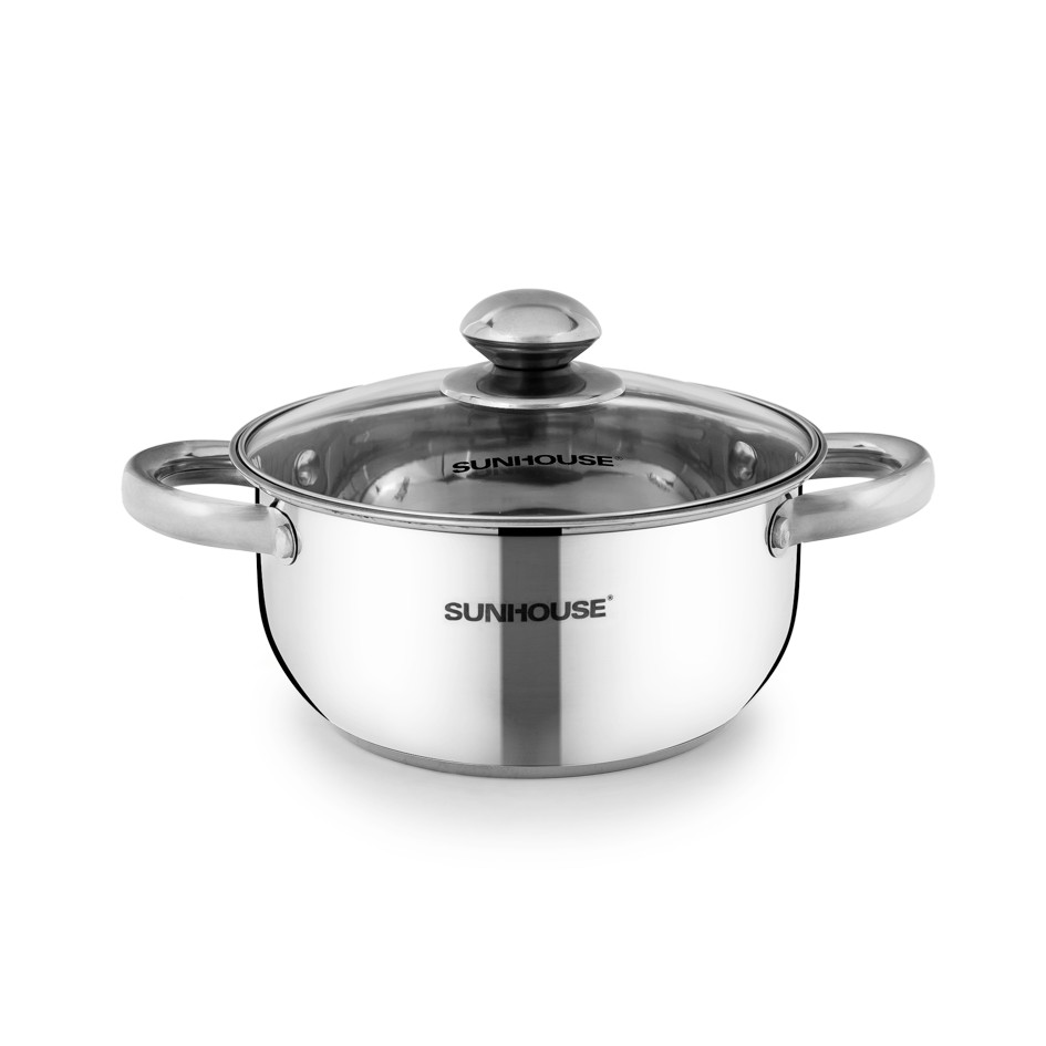 Nồi inox 3 đáy SUNHOUSE SH22120: 16/20/24CM