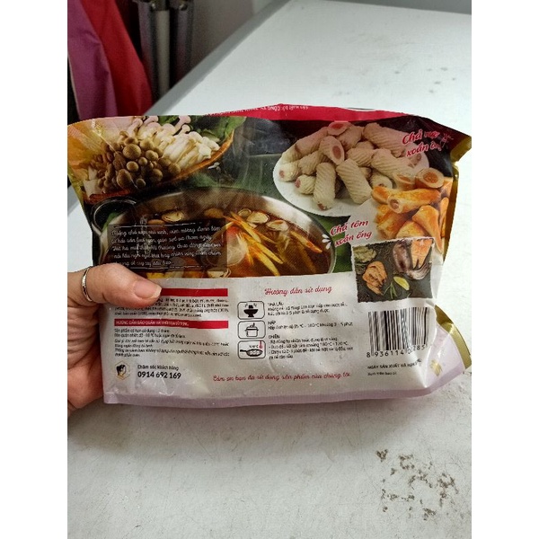 Mực xoắn loại ngon LC, túi 500g