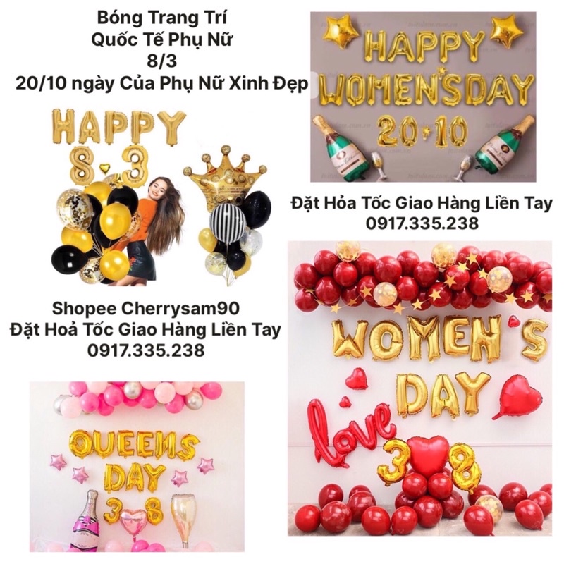 [Mã LIFEXANH03 giảm 10% đơn 500K] Happy WoMEN S Day 8/3 _20/10 Ngày Của Phụ Nữ Chúng Ta Nên Thương Yêu