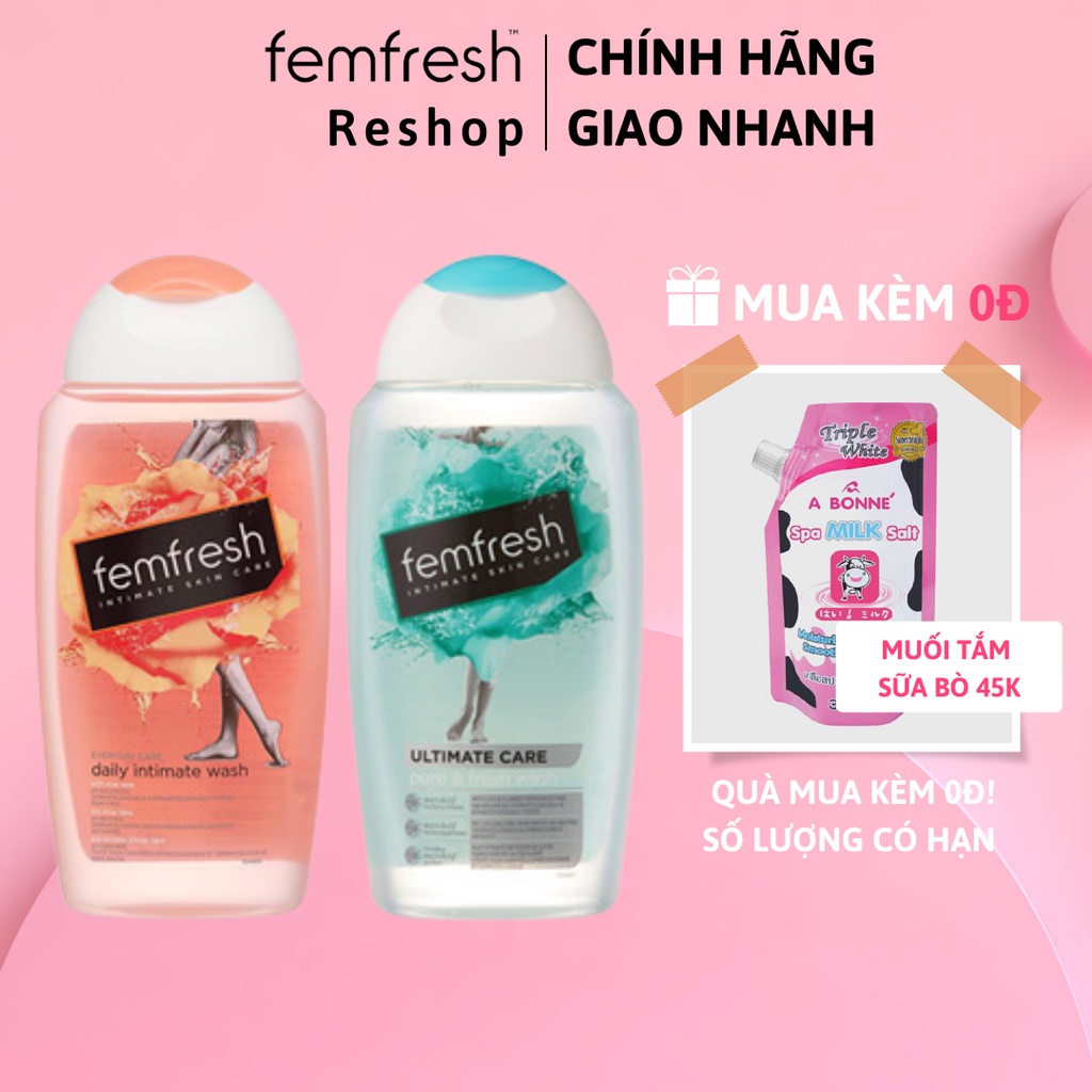 Dung dịch vệ sinh phụ nữ Femfresh Daily Intimate Wash 250ml