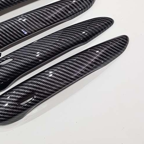 Ốp tay nắm, hõm cửa CARBON xe Mazda 3 2020 2021 2022 vân cacbon cao cấp