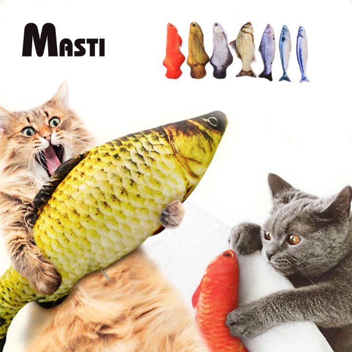 Đồ chơi cá giả MASTI LI0156 dành cho mèo cưng