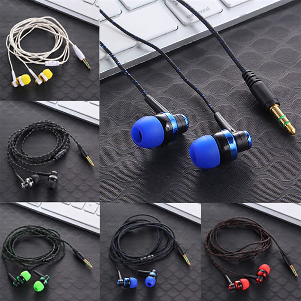 🔸MAGIC🔹 Universal 3.5mm Earbuds Mobile Phone Stereo In-Ear Earphone Bass Portable Wired Earpiece HiFi Headphone